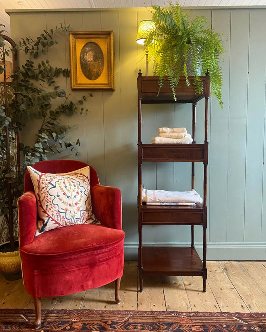 Regency Mahogany Whatnot
