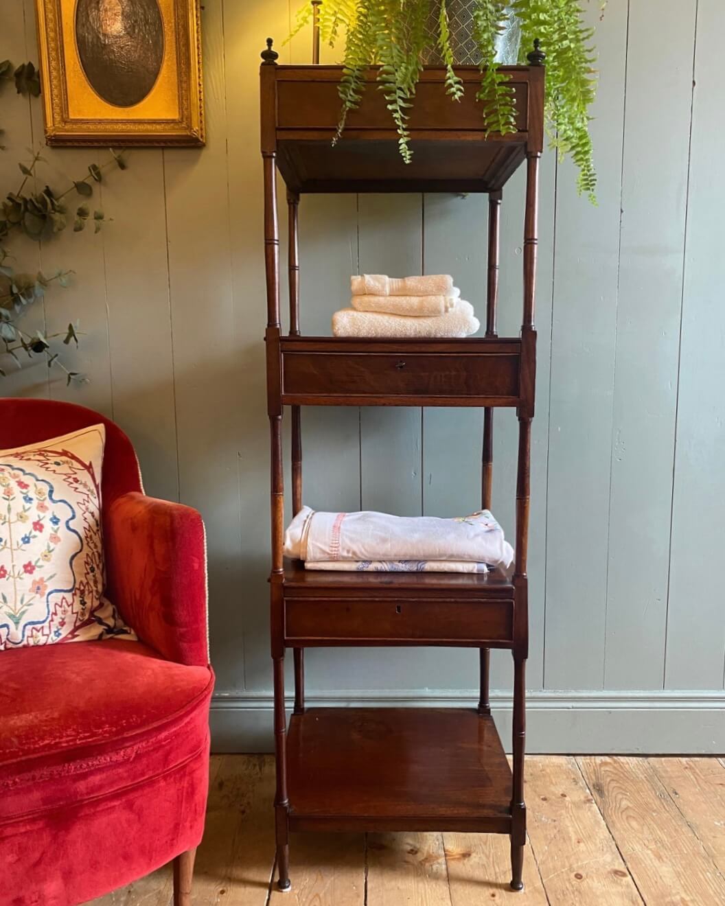 Regency Mahogany Whatnot
