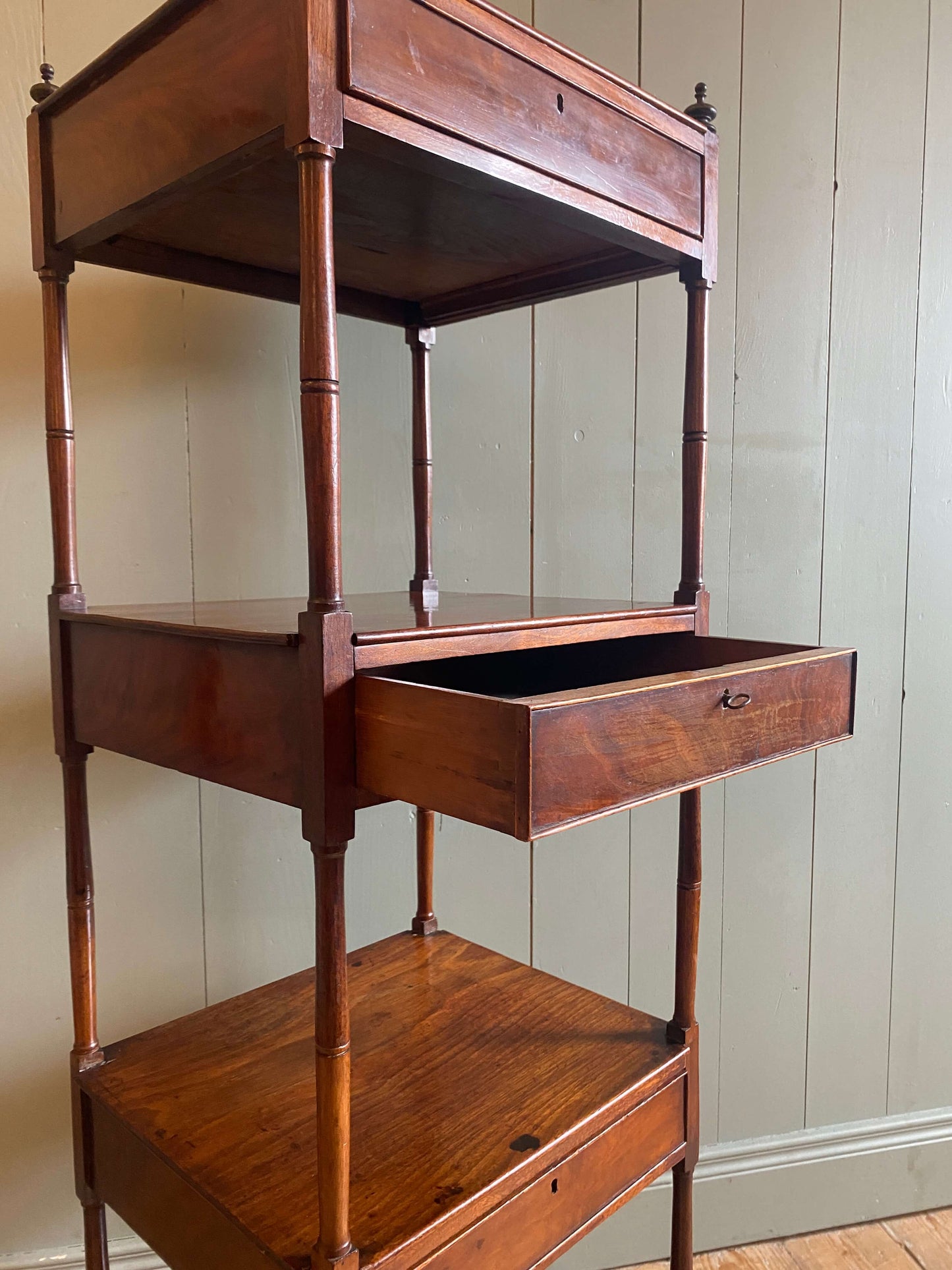 Regency Mahogany Whatnot