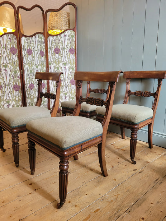 Set of Four Victorian Dining Chairs