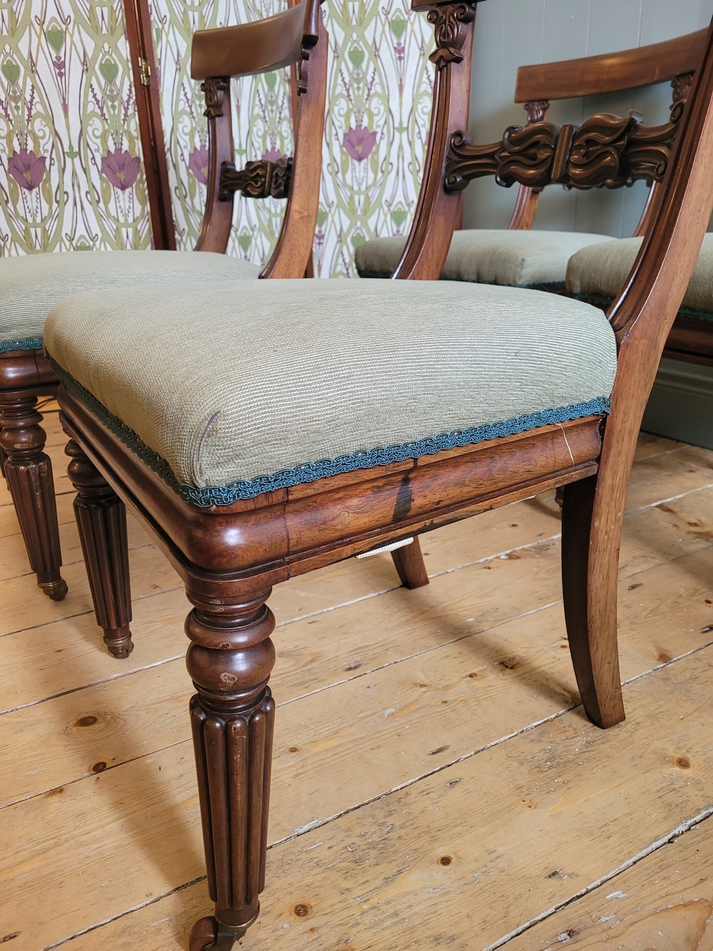 Set of Four Victorian Dining Chairs