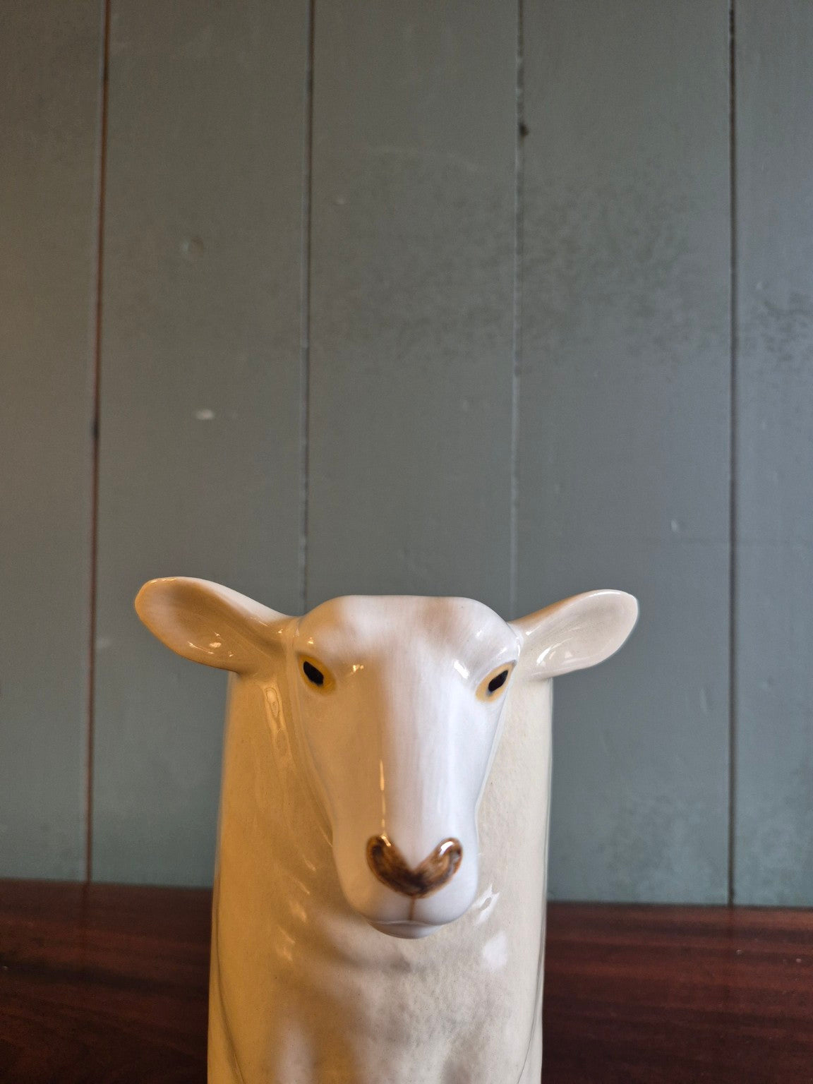 Hand Painted Sheep Utensil Pot