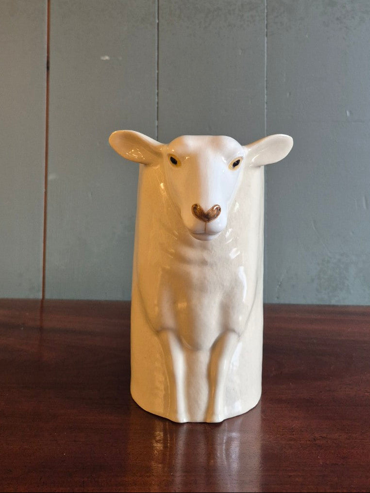 Suffolk Sheep White Utensil Pot