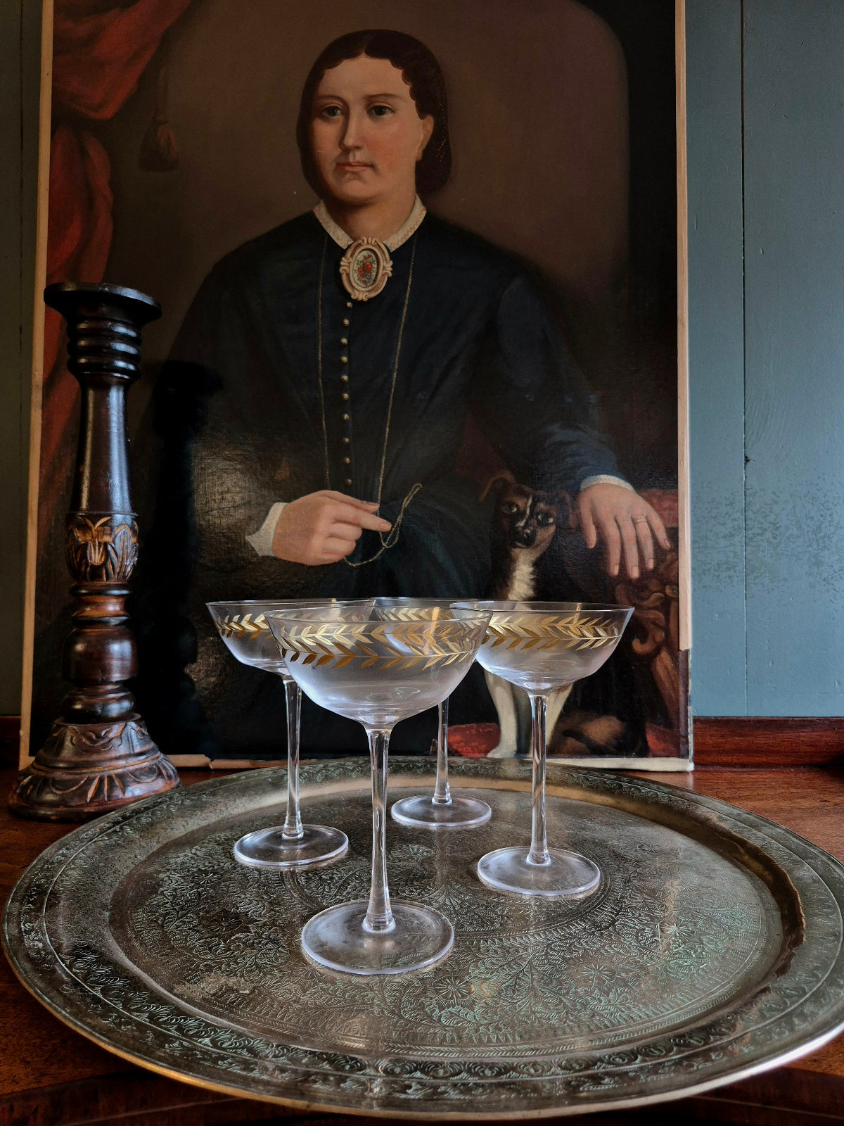 Silvered Bronze Tray