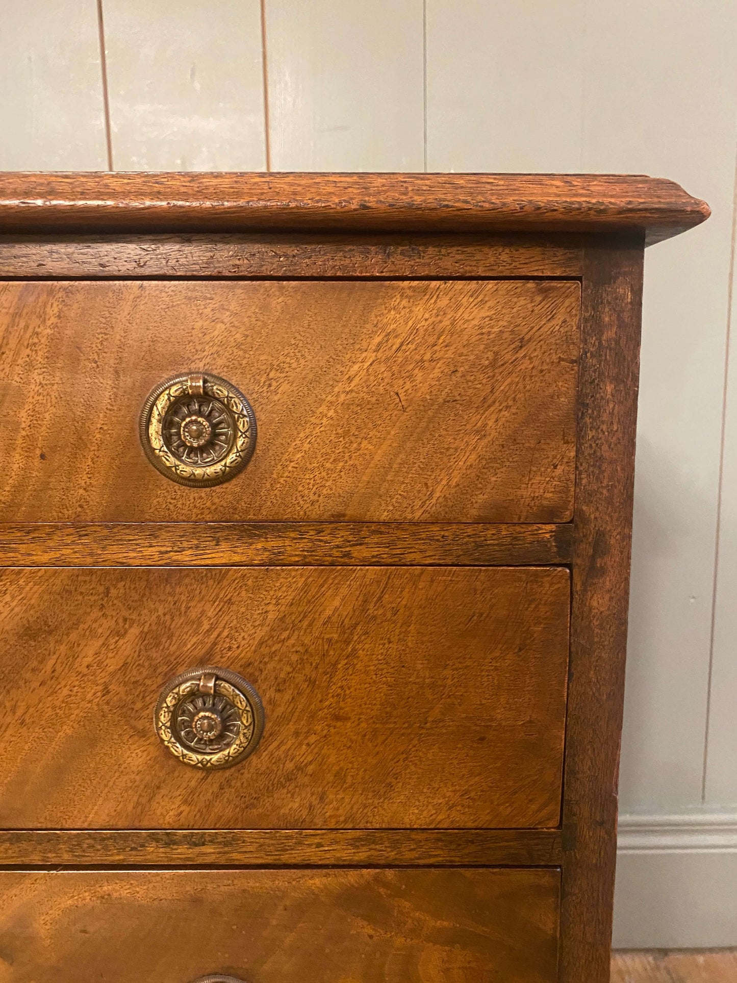 Small Georgian Mahogany Chest Of Drawers
