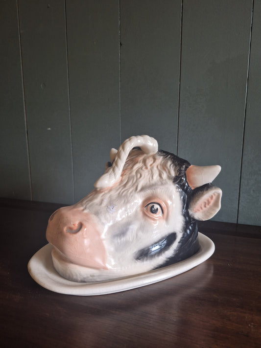 Staffordshire Cow Cheese Dish