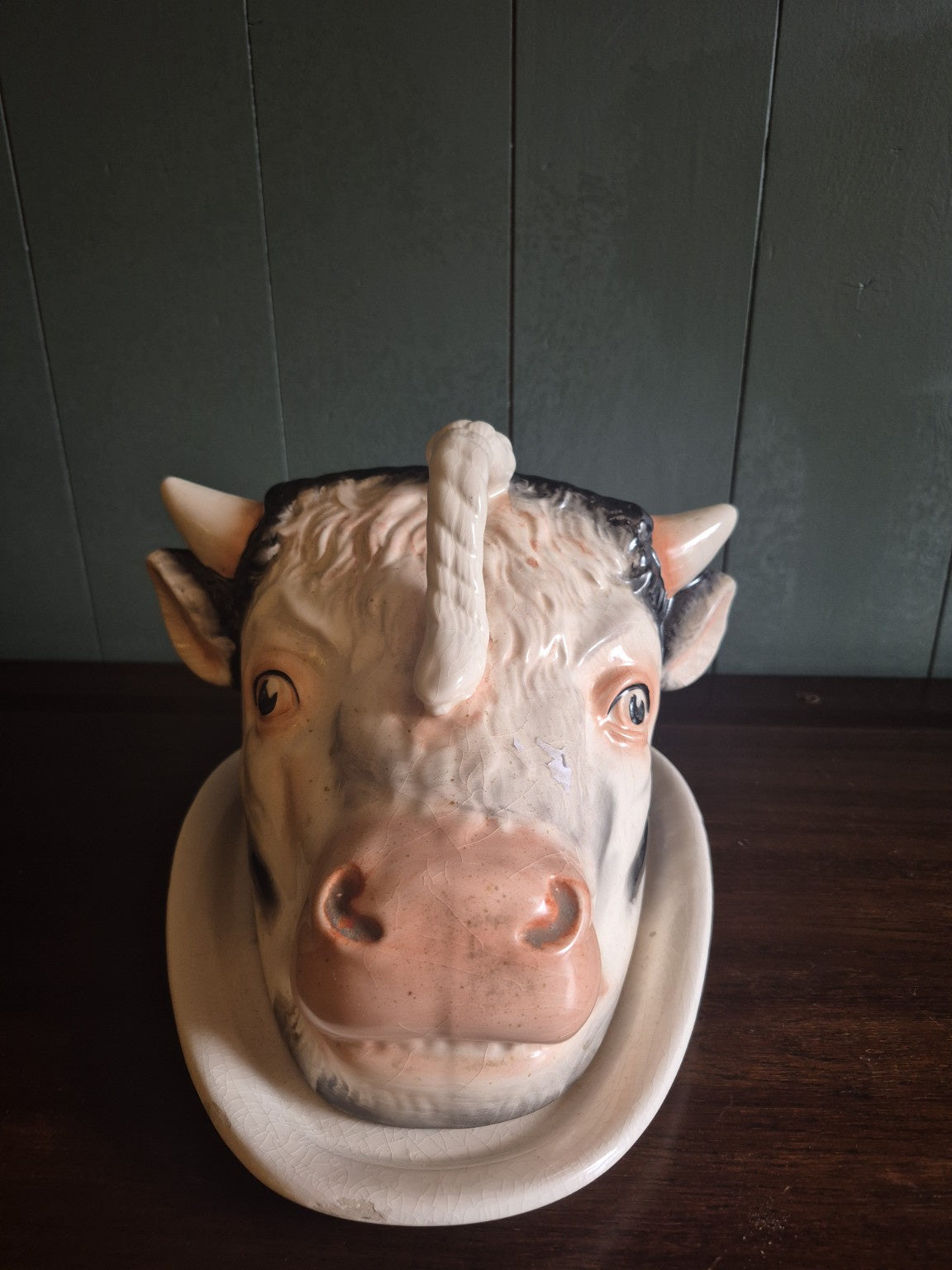 Staffordshire Cow Cheese Dish