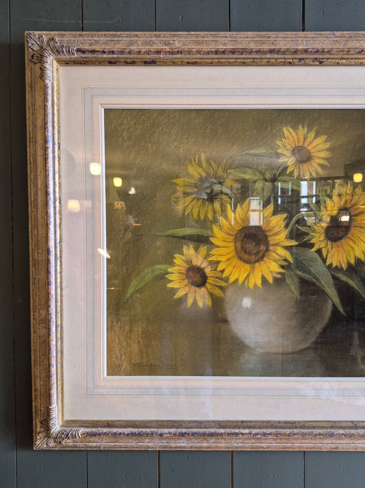 Study of Sunflowers by Wijnand van Dam