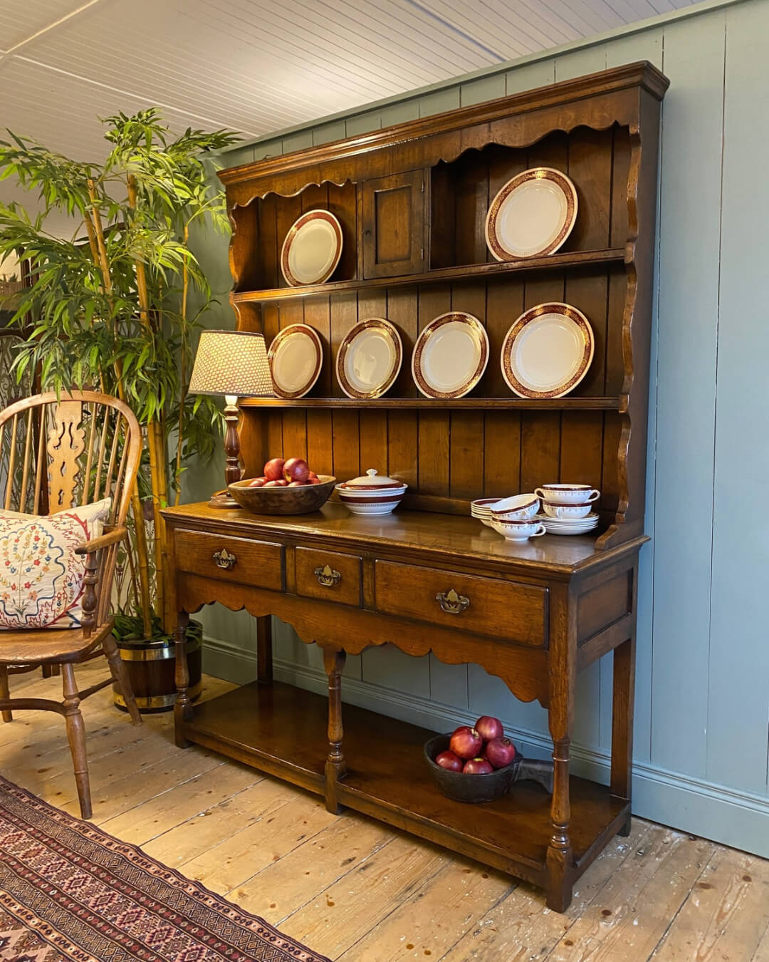 Titchmarsh and Goodwin Oak Dresser