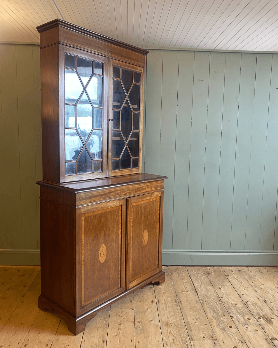 Edwardian Glazed Bookcase