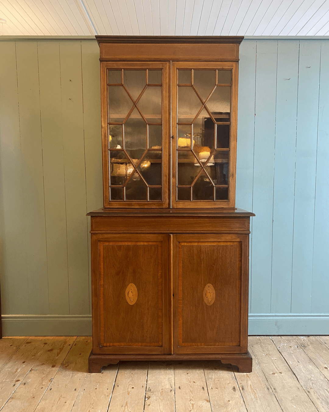 Edwardian Glazed Bookcase