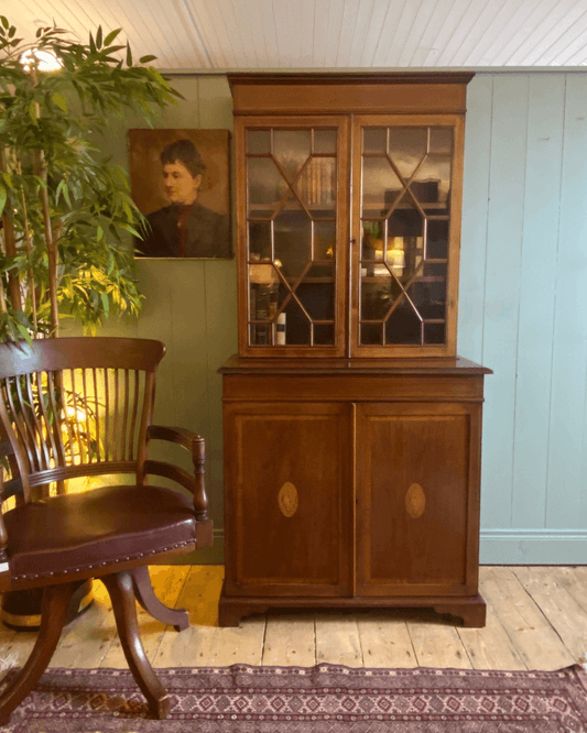 Edwardian Glazed Bookcase