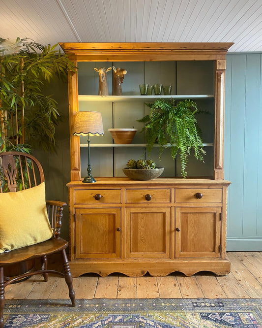 19th Century Pine Kitchen Dresser