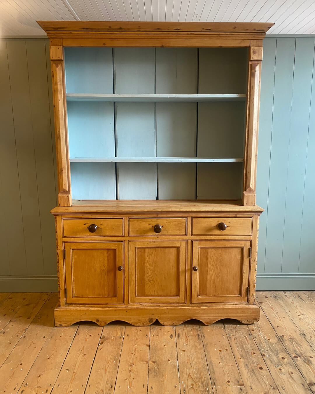 19th Century Pine Kitchen Dresser
