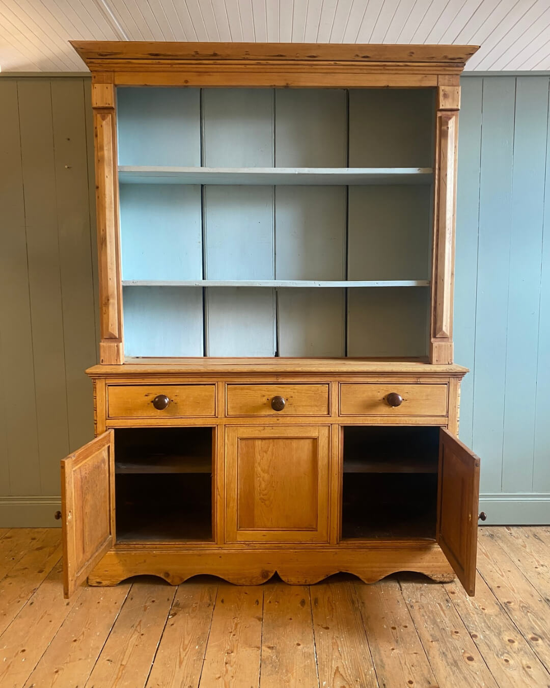 19th Century Pine Kitchen Dresser