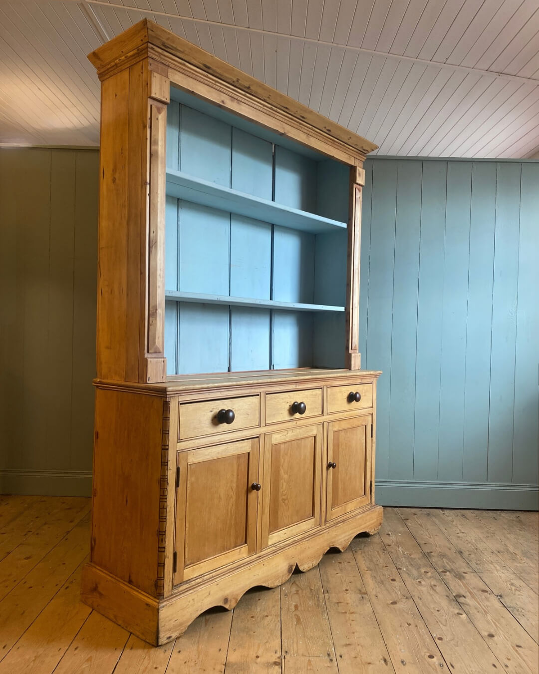 19th Century Pine Kitchen Dresser
