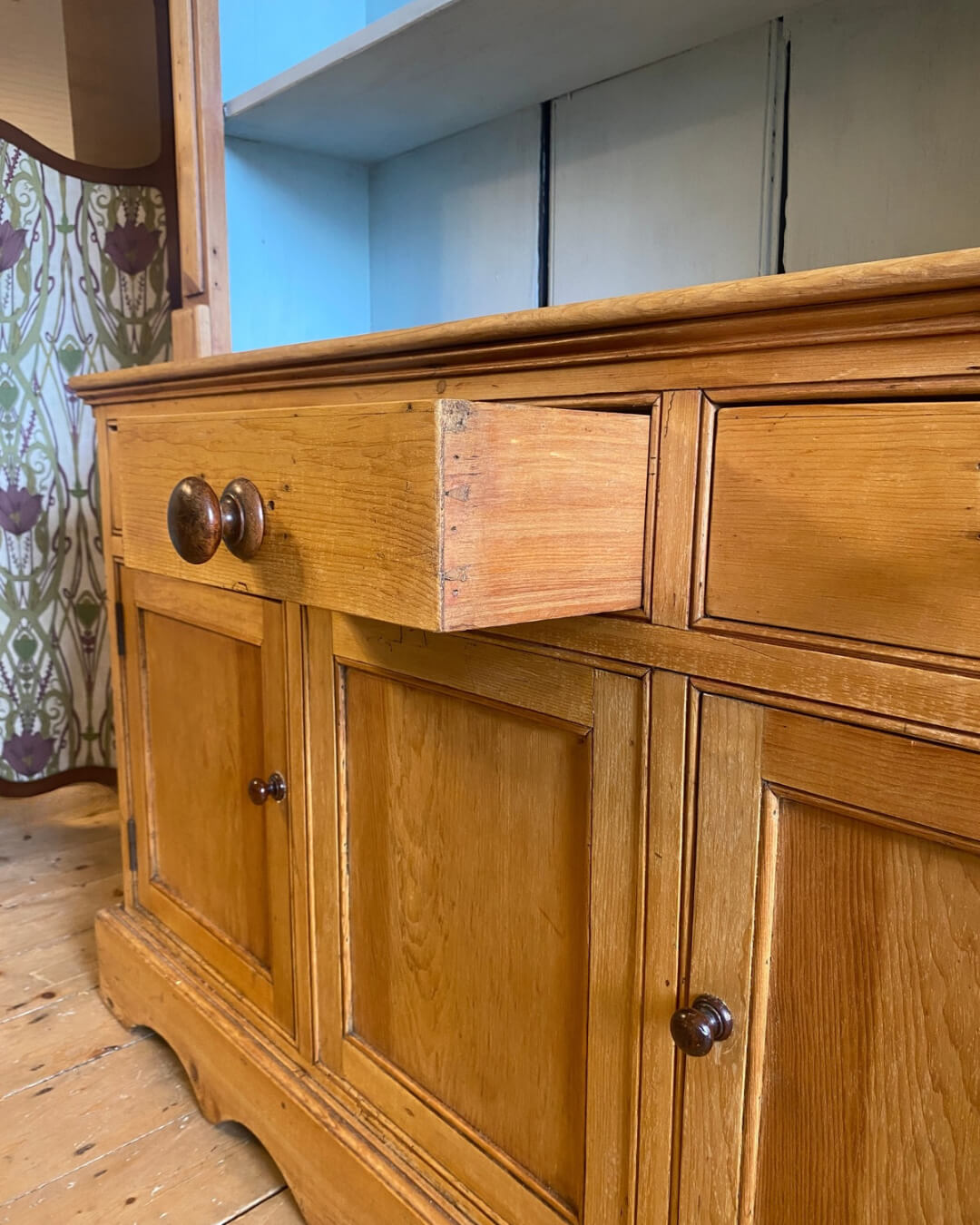 19th Century Pine Kitchen Dresser