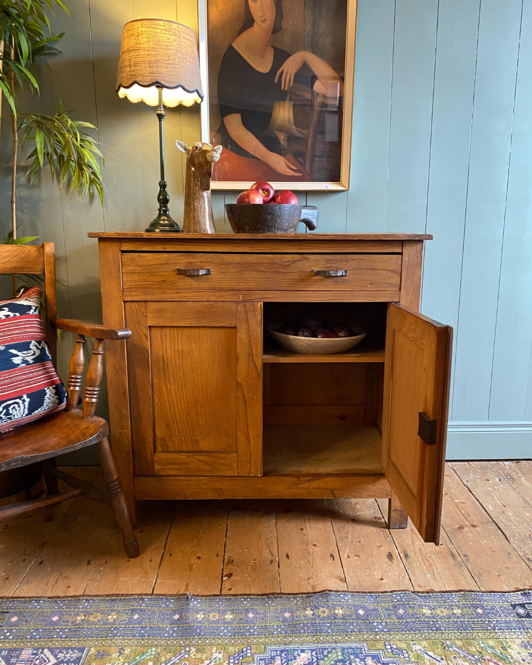 Oak Housekeeper's Cupboard c1890