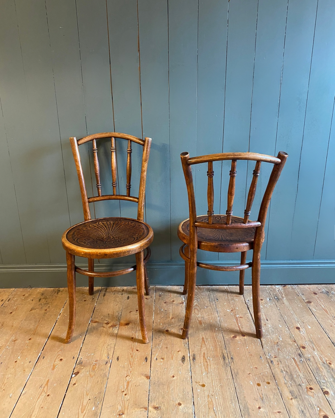 Set of Four Thonet Bentwood Chairs