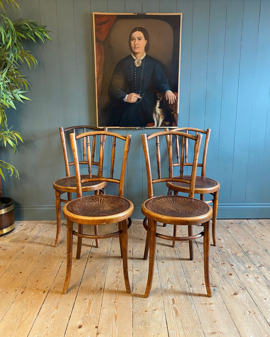 Set of Four Thonet Bentwood Chairs