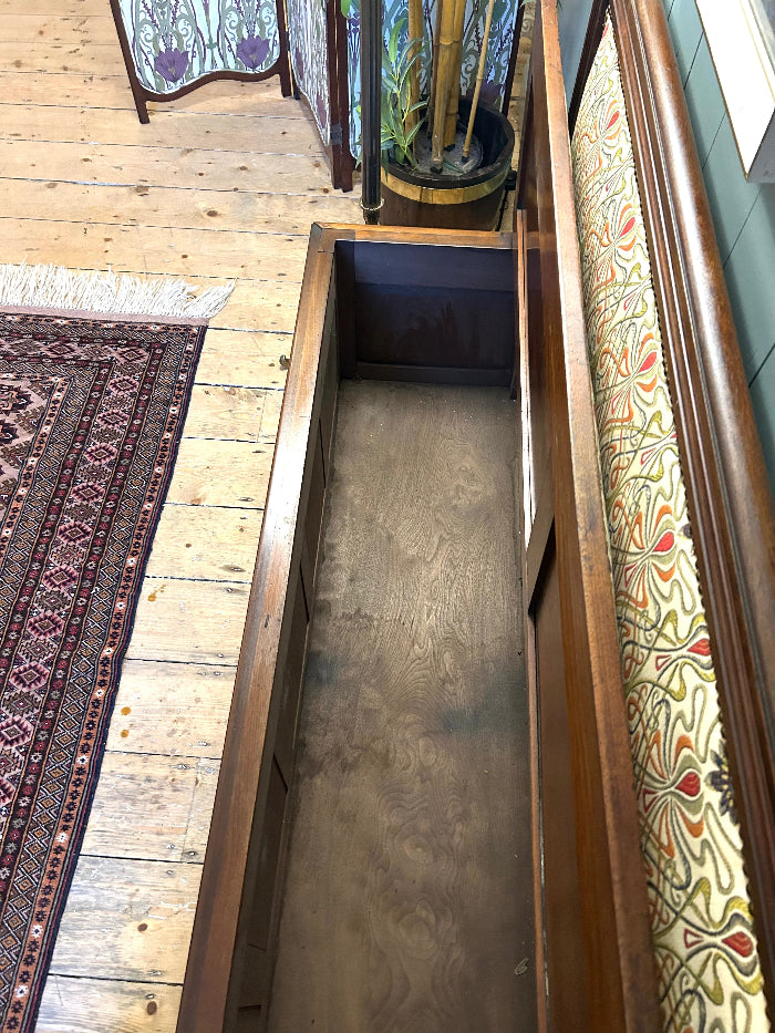 Upholstered Arts & Crafts Storage/Hall Bench