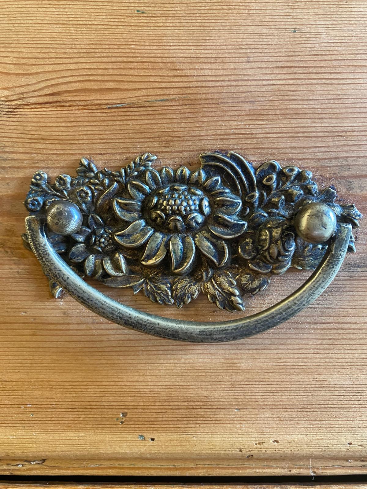 Antique Pine Wall Cupboard