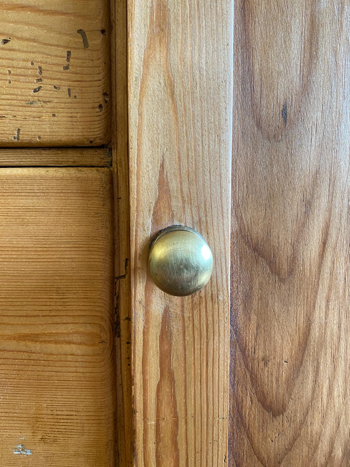 Antique Pine Wall Cupboard