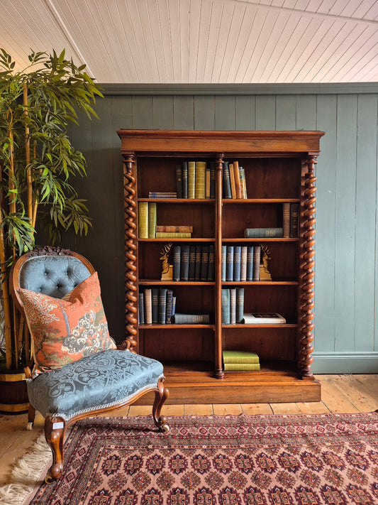 Victorian Barley Twist Bookcase