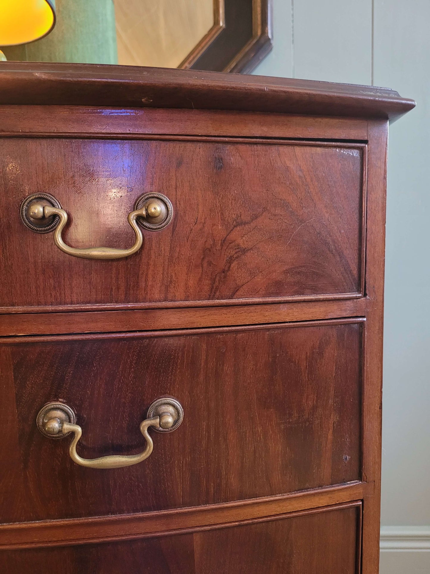 Victorian Bow Front Chest of Drawers