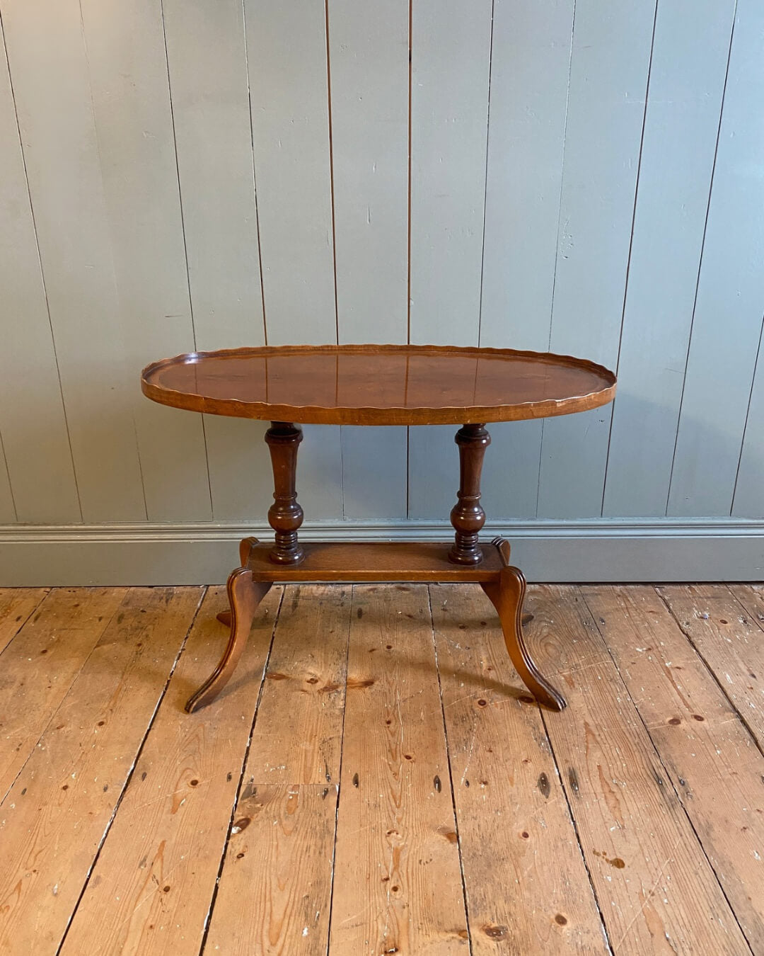 Victorian Burr Walnut Side Table c1860