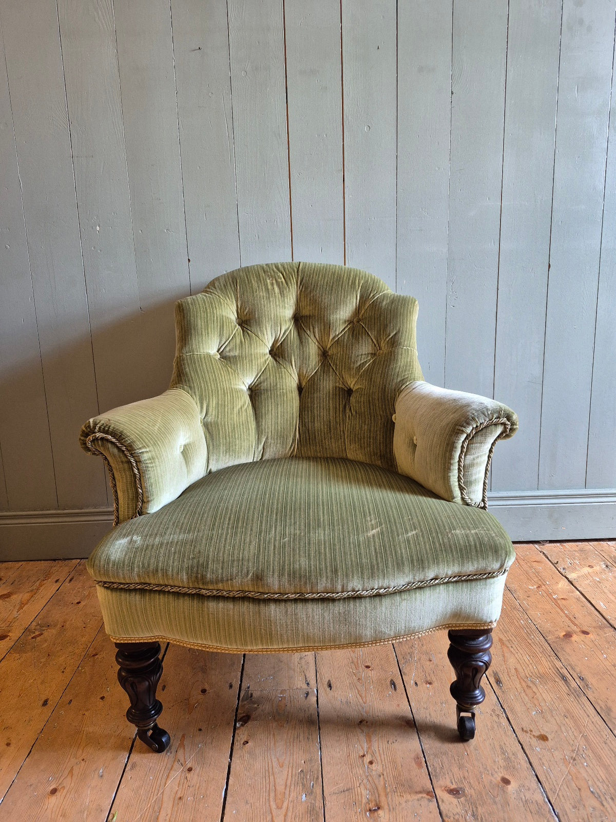 Victorian Button Back Armchair