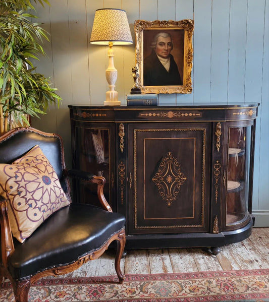 Victorian Ebonised Credenza