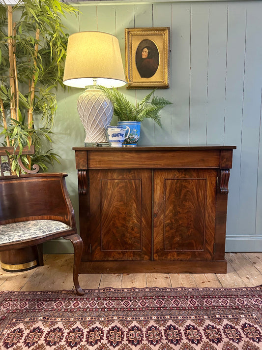 Victorian Flame Mahogany Chiffonier