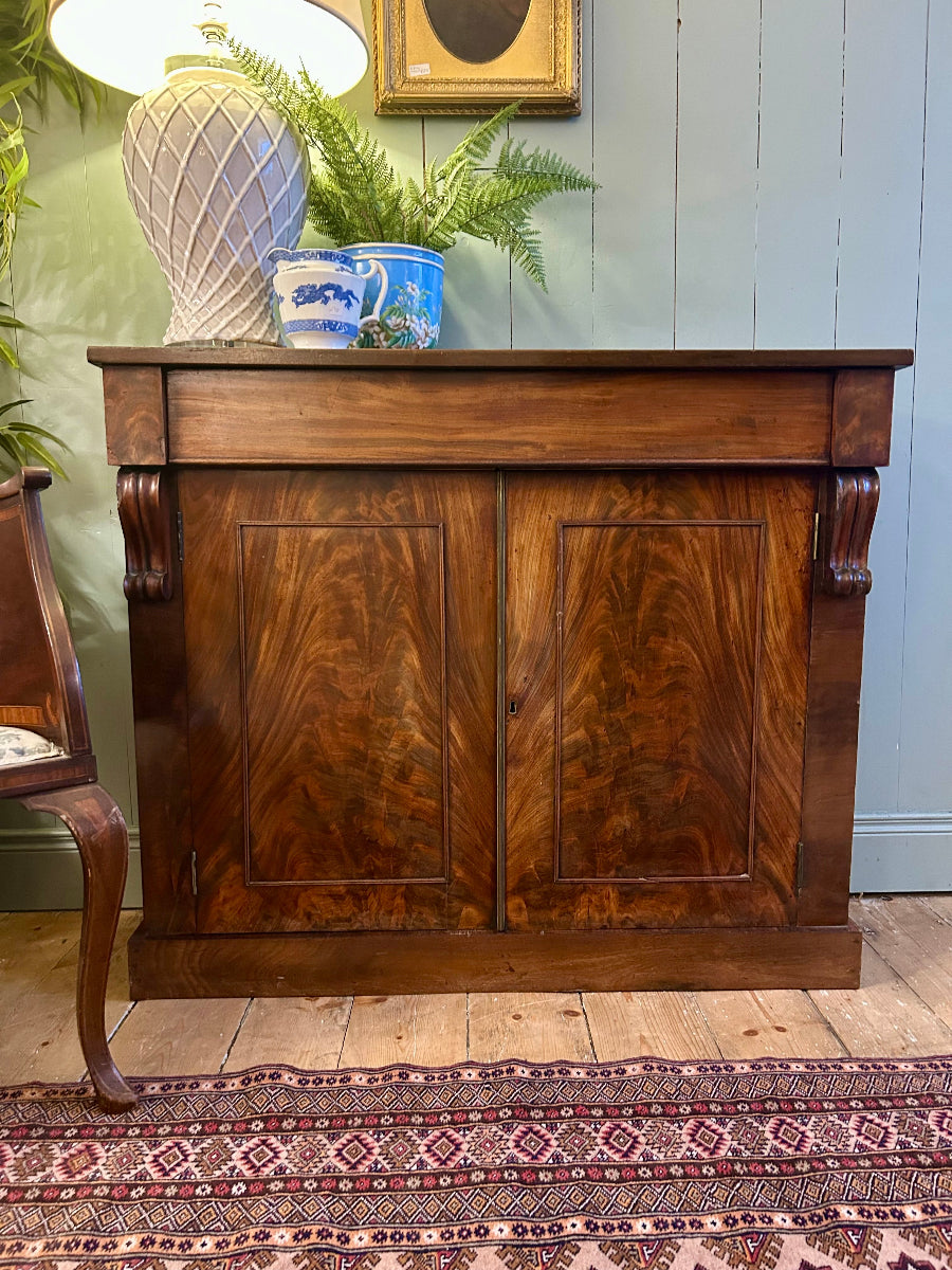 Victorian Flame Mahogany Chiffonier