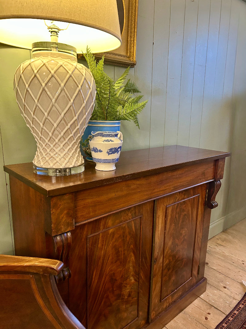 Victorian Flame Mahogany Chiffonier