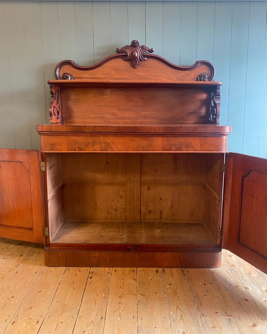 Victorian Flame Mahogany Chiffonier