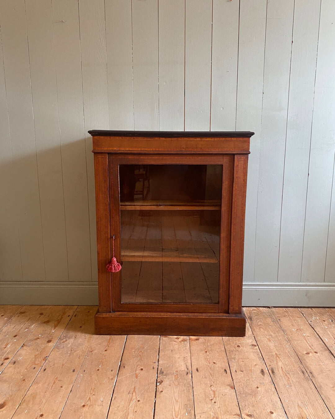 Victorian Inlaid Mahogany Pier Cabinet c1880