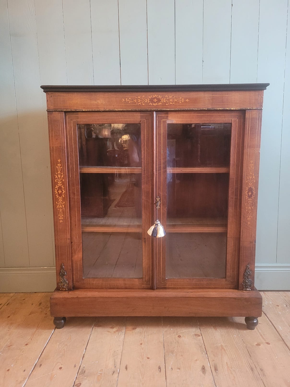 Victorian Inlaid Pier Cabinet c.1880