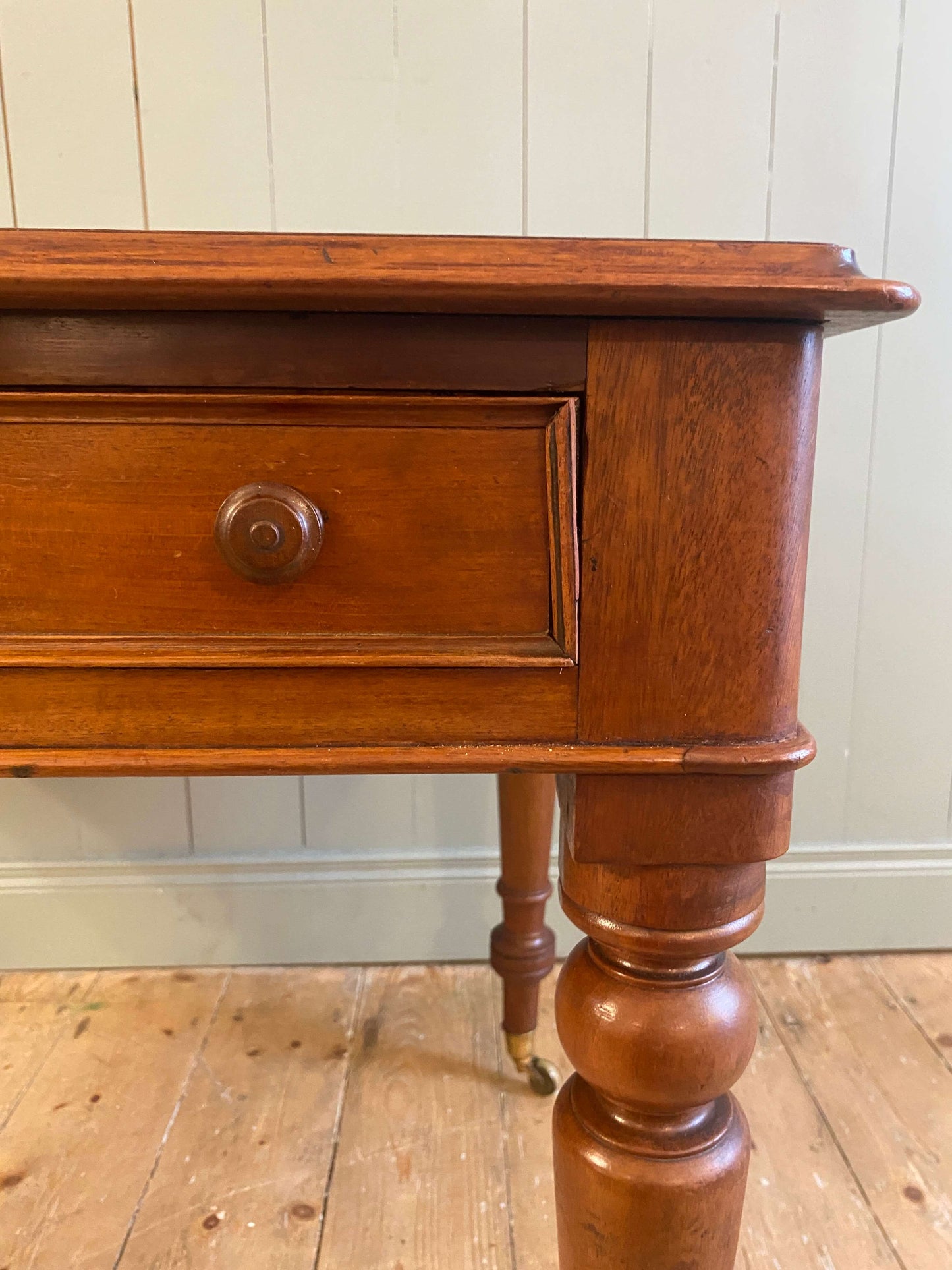 Victorian Leather Top Writing Desk