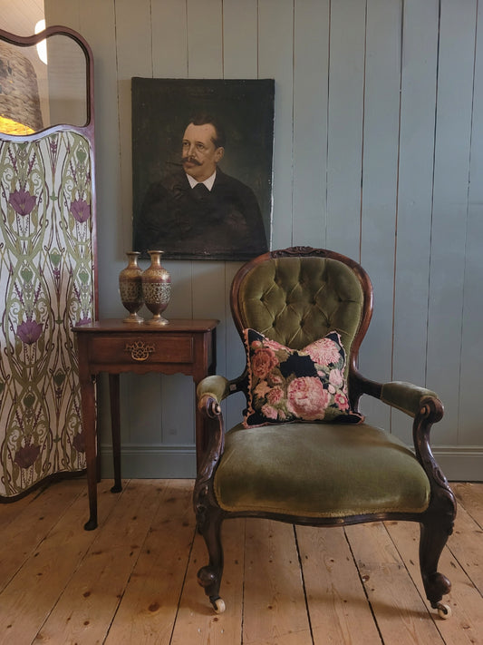Victorian Mahogany Armchair