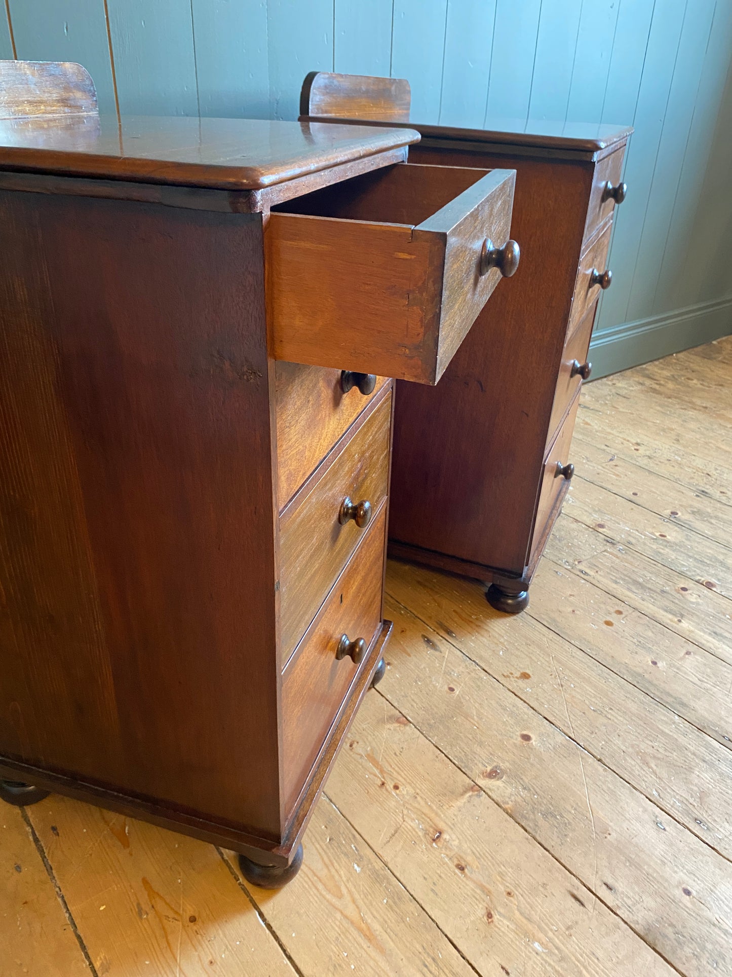 Victorian Mahogany Bedside Chests