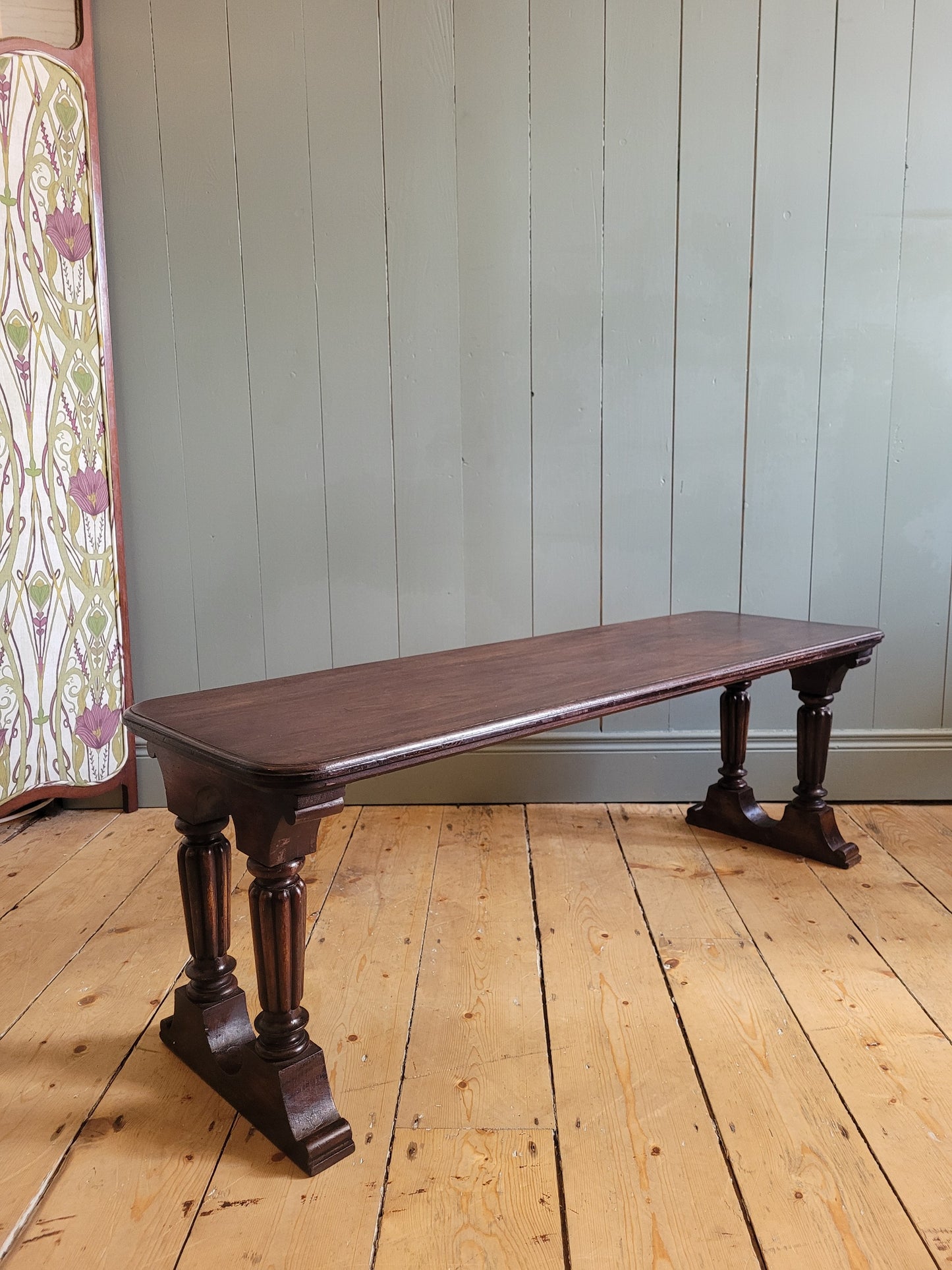 Victorian Mahogany Bench