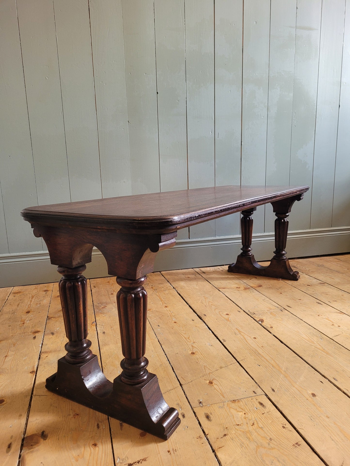 Victorian Mahogany Bench