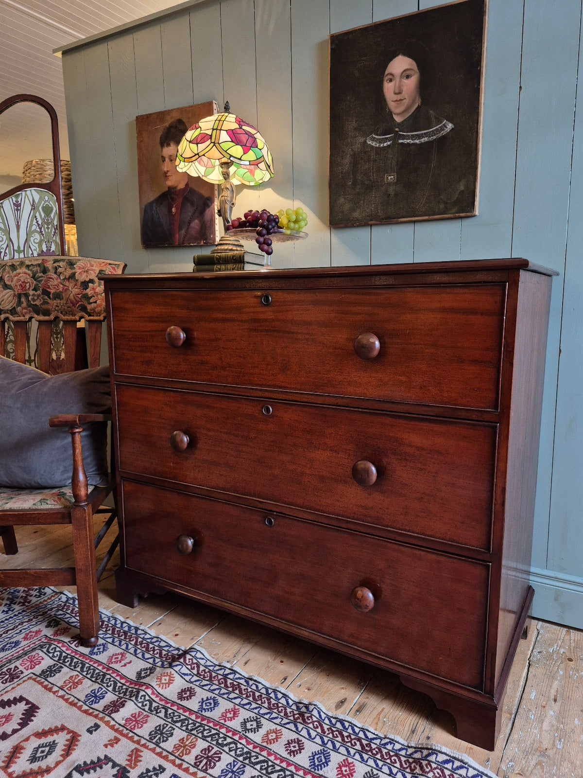 Antique Mahogany Chest of Drawers
