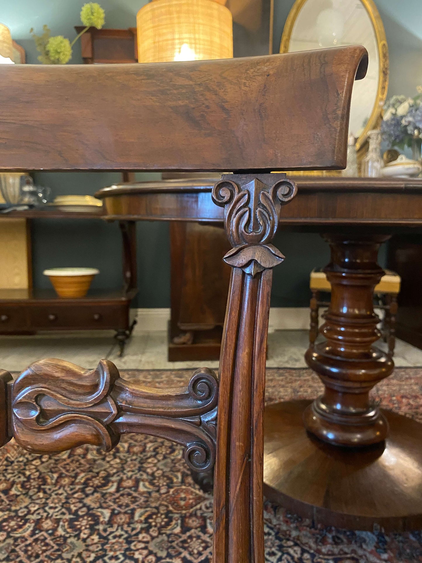 Victorian Mahogany Dining Table and Chair Set