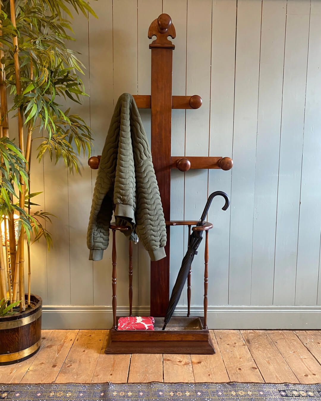 Victorian Mahogany Hall Stand