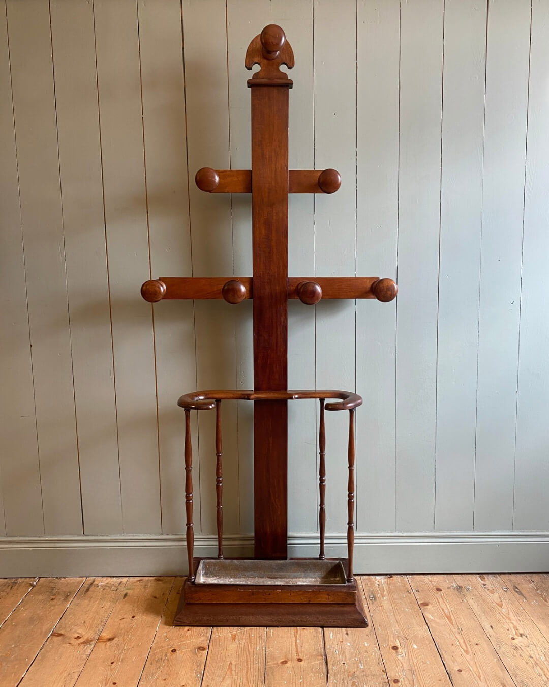 Victorian Mahogany Hall Stand