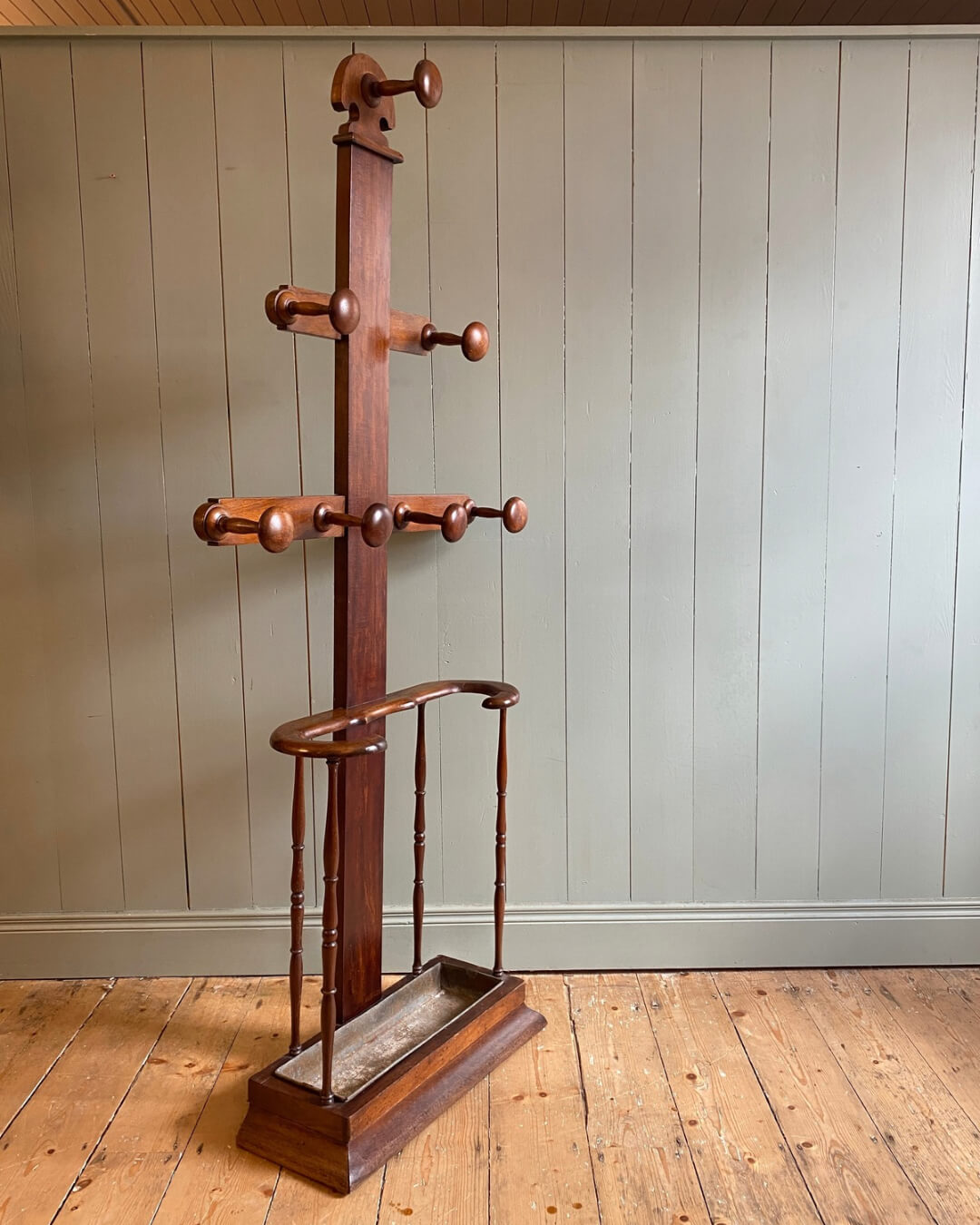 Victorian Mahogany Hall Stand