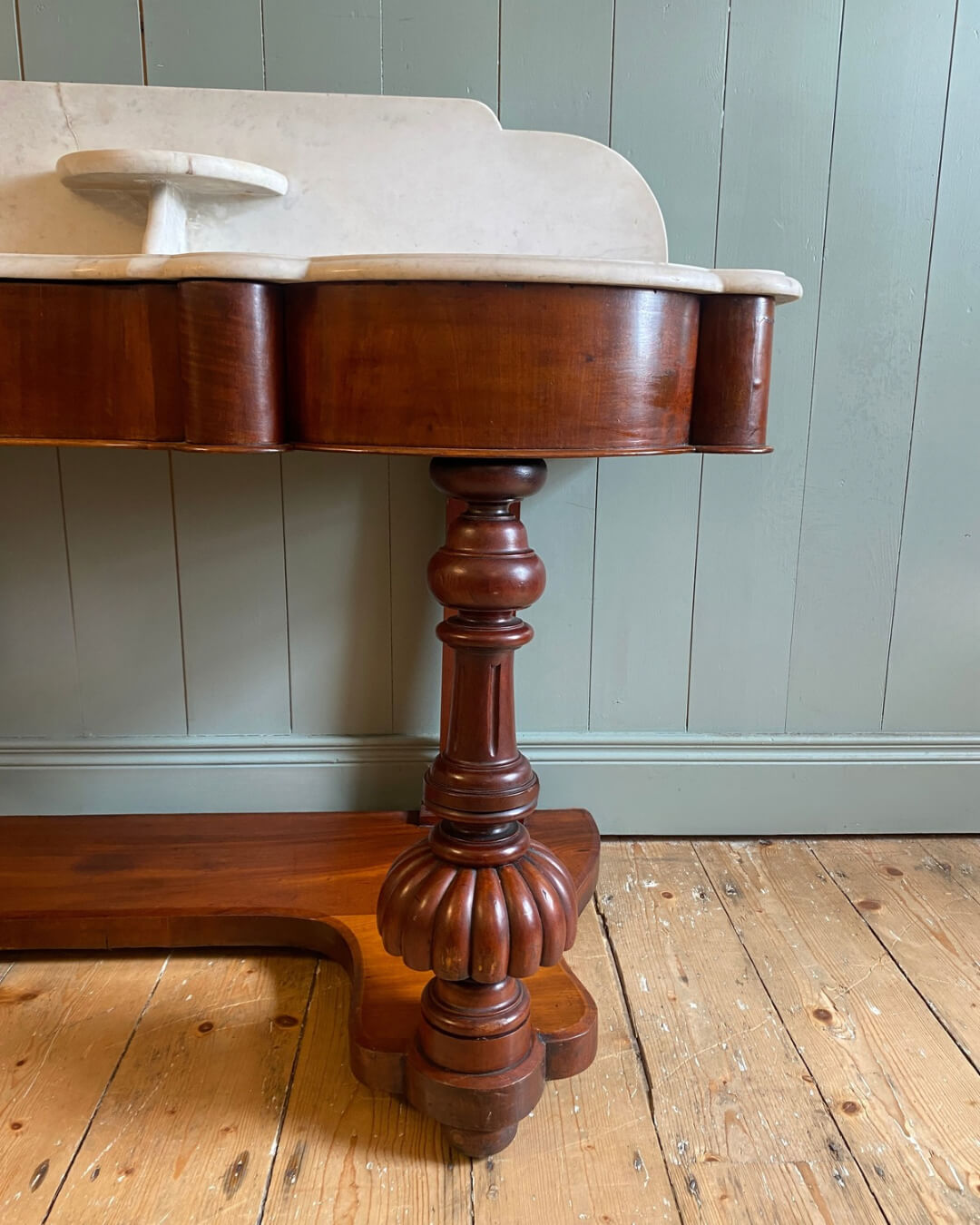Victorian Mahogany Marble Top Washstand