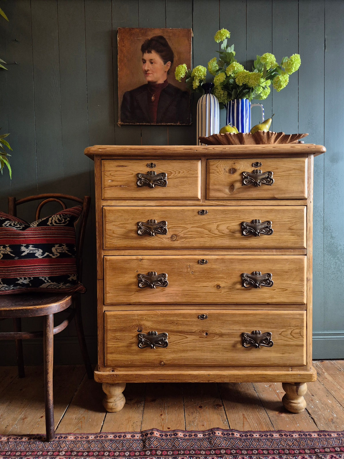 Victorian Pine Chest of Drawers